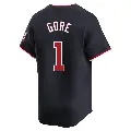 Men's No.1 MacKenzie Gore Washington Nationals Navy Limited Alternate Jersey