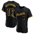 Men's No.16 Shinnosuke Ogasawara Washington Nationals Black Authentic Snake Skin City Jersey