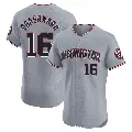 Men's No.16 Shinnosuke Ogasawara Washington Nationals Gray Elite Road Jersey