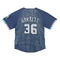Men's No.36 Stone Garrett Washington Nationals Blue Limited Infant 2025 City Connect Jersey
