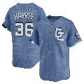 Men's No.36 Will Harris Washington Nationals Blue Limited 2025 City Connect Jersey