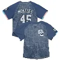 Men's No.45 Joey Meneses Washington Nationals Blue Limited Infant 2025 City Connect Jersey