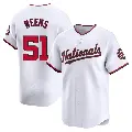Men's No.51 Jordan Weems Washington Nationals White Limited Home Jersey