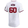 Men's No.60 Joan Adon Washington Nationals White Elite Home Jersey