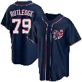 Men's No.79 Jackson Rutledge Washington Nationals Navy Replica Alternate Team Jersey
