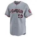 Men's No.99 Cole Henry Washington Nationals Gray Limited Road Jersey