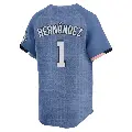 Youth No.1 Cesar Hernandez Washington Nationals Blue Limited 2025 City Connect Jersey