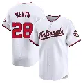 Youth No.28 Jayson Werth Washington Nationals White Limited Home Jersey