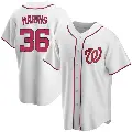 Youth No.36 Will Harris Washington Nationals White Replica Home Jersey