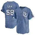 Youth No.58 Derek Law Washington Nationals Blue Limited 2025 City Connect Jersey