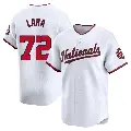 Youth No.72 Andry Lara Washington Nationals White Limited Home Jersey